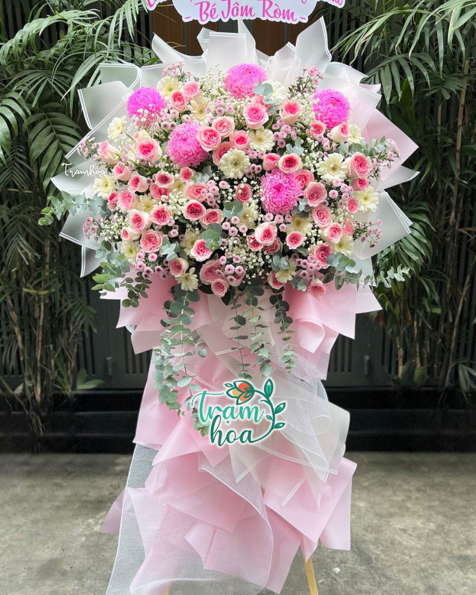 Mau hoa khai truong quan ca phe dep tai Tram Hoa Mẫu hoa khai trương quán cà phê đẹp tại Trạm Hoa